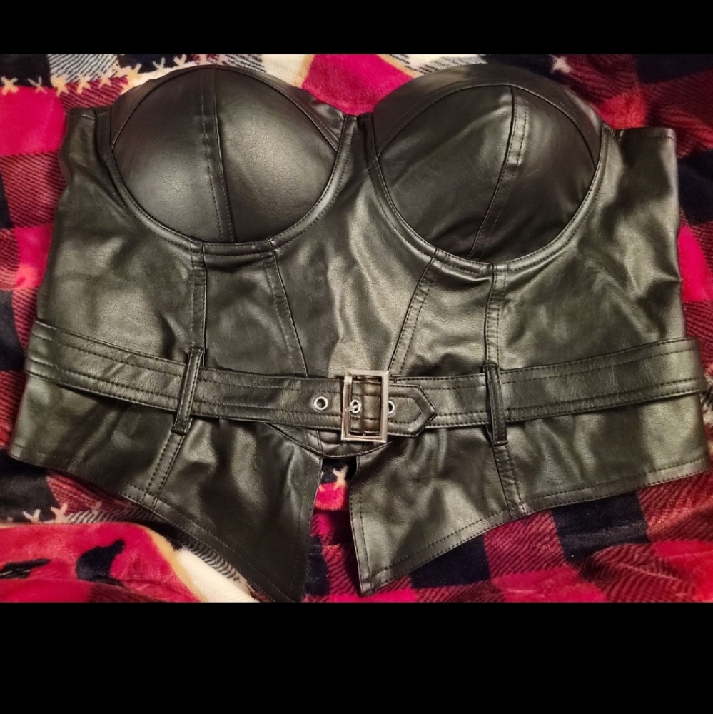Say what bustier corset crop top